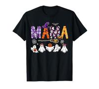 Mama Halloween Boo Ghost Horror Costume Family Funny Party T-Shirt