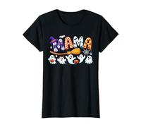 Mama Halloween Boo Ghost Horror Costume Funny Party T-Shirt