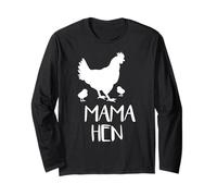 Mama Hen T-Shirt Funny Mother Hen Chicken Lover Gift idea Long Sleeve T-Shirt