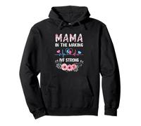 Mama In The Making Ivf Strong Floral Transfer Day Ivf Mom Pullover Hoodie