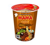 Mama Instant Cup Noodle with Beef Flavor 70 g - Lot of 4, TMAMACUPB