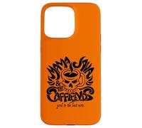 Mama Java and the Caffiends Music and Coffee Mashup Design Case for iPhone 15 Pro Max