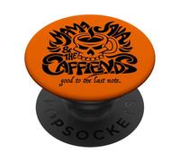 Mama Java and the Caffiends Music and Coffee Mashup Design PopSockets Adhesive PopGrip