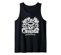 Mama Java and The Caffiends Music and Coffee Mashup Design Tank Top