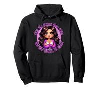 Mama Latina Curvy Chibi La Mama Mas Chula Cabrona Chingona Pullover Hoodie
