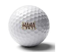 Mama Leopard Daisy Flower Professional Standard Golf Balls Performance Ball Gift for Boyfriend Husband Father