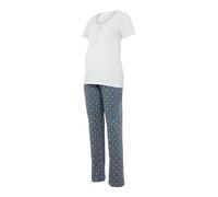 MAMA.LICIOUS Women's MLMIRA STAR SS JRS PYJAMAS 2F A. E. NOOS maternity pajamas, Gray Dawn/AOP:Star,