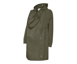 MAMA.LICIOUS Women's Mlnell Solid 3-in-1 Softshell Jacket Noos, Green (ivy green), M