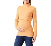 MAMA.LICIOUS Women's Mlsuniva June L/S Knit Top Jumper, Golden Ochre/Detail: Melange, M