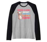 Mama Llama Doesn't Feel Like Drama Funny Soon Mother Raglan Baseball Tee