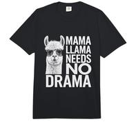 Mama Llama Needs No Drama Save The Drama for Your Mama Comfort Colors Adult Heavyweight T-Shirt