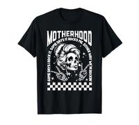 Mama Mom Life Women Motherhood Skull Some Days I Rock It T-Shirt