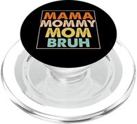 Mama Mommy Mom Bruh Vintage Mother's Day Mom Retro Mother PopSockets PopGrip for MagSafe