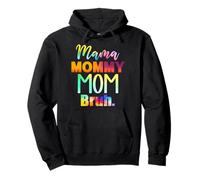 Mama Mommy Mom Bruh Vintage Mother's Day Mom Tie Dye Mother Pullover Hoodie
