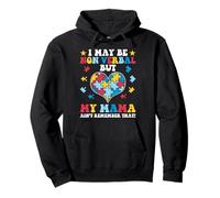 Mama Mother Heart Love Puzzle Piece Support Autism Awareness Pullover Hoodie