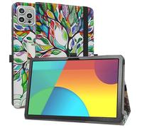 MAMA MOUTH Case for CUBOT Tab 60,Slim Folio Folding Stand PU Leather Cover for CUBOT Tab 60 / CUBOT Tab 20 / PRITOM TAB11 L10 10.1 Inch Tablet,Love Tree