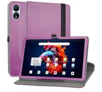 MAMA MOUTH Case for OSCAL Pad 80 Wifi,360 Degree Rotating With Premium PU Leather Sleeve Cover for Blackview Tab 9 Wifi/OSCAL Pad 80 Wifi 10.51 Inch Tablet,Purple