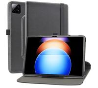 MAMA MOUTH Case for Xiaomi Pad 6S PRO,360 Degree Rotating With Premium PU Leather Sleeve Cover for Xiaomi Pad 6S PRO 12.4 Inch Tablet,Black