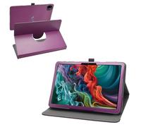 MAMA MOUTH Compatible with AWOW P11 Case,360°Rotating PU Leather Sleeve Cover Case for AWOW P11/VekfulPC T20 10.1 Inch Tablet,Purple