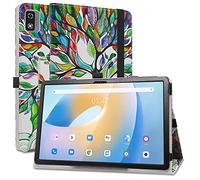 MAMA MOUTH Compatible with Blackview Tab 12 Case,Slim Folio Folding Stand PU Leather Cover for 10.1" Blackview Tab 12 / Blackview Tab 12 Pro Tablet,Love tree