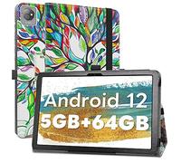 MAMA MOUTH Compatible with Blackview Tab 7 Wifi Case,Slim Folio Folding Stand PU Leather Cover for 10.1" DOOGEE T10W / OSCAL Pad 50 Wifi/OSCAL Pad 70 Wifi/OSCAL Pad60 / OSCAL Pad70 Tablet,Love Tree
