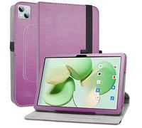MAMA MOUTH Compatible with DOOGEE T10 Rotation Case,360 Degree Rotating With Cute Pattern Sleeve Cover for 10.1" DOOGEE T10 / DOOGEE T10S / DOOGEE T10 pro Tablet(Not fit DOOGEE T10E),Purple