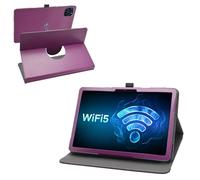 MAMA MOUTH Compatible with DOOGEE Tab G6 Case,360°Rotating Cover Case for DEEMWOLF M148/FLYCOAY M90/FLYCOAY M148/RUSHAR M90/FASTWD M186/LEVIRTU M90/BEYNIVAN M148/BEYNIVAN M986 11 Inch Tablet,Purple