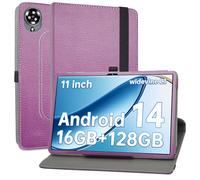 MAMA MOUTH Compatible with OUKITEL OT11 Case,360 Degree Rotating With Premium PU Leather Sleeve Cover Case for OUKITEL OT11 / OUKITEL OT12 11 Inch Tablet,Purple