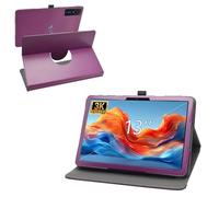 MAMA MOUTH Compatible with Wqplo WPLA10 Case,360°Rotating PU Leather Sleeve Cover Case for Ainmel A10L/MUISOO A10/Laptok A10L 10.1 Inch Tablet,Purple