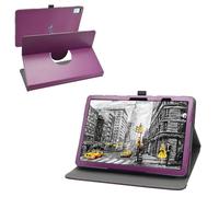 MAMA MOUTH Compatible with XPPen Magic Drawing Pad 12 Case,360°Rotating PU Leather Sleeve Cover Case for XPPen Magic Drawing Pad 12 Tablet,Purple