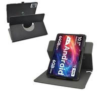 MAMA MOUTH for Aiprotablet C20e Case,360 Degree Rotary Stand with Cute Pattern Cover for Aiprotablet C20e/Higrace MB1001/Gleeso G13/Gleeso KT1026 10.1" Tablet Cases,Black
