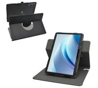 MAMA MOUTH for DOOGEE U11 Pro Case,360 Degree Rotary Stand with Cute Pattern Cover for DOOGEE U11 2025/DOOGEE U11 Pro/DOOGEE Tab A9 Plus/DOOGEE Tab A9 Pro+/Blackview Zeno 10 11" Tablet Cases,Black
