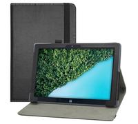 MAMA MOUTH for Fusion5 FWIN232 PRO N5 Case,PU Leather Folio 2-Folding Stand Cover for Fusion5 FWIN232 PRO N5 10.1" Tablet,Black