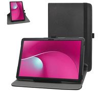 MAMA MOUTH for Revvl Tab 2 Case,360 Degree Rotary Stand with Cute Pattern Cover for T-Mobile Revvl Tab 2 10.1" Tablet(NOT Fit REVVL TAB 5G 10.36),Black