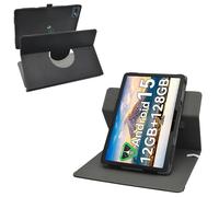 MAMA MOUTH for TABWEE T80 10 inch Case,TPZ T10B Case,360 Degree Rotary Stand with Cute Pattern Cover for TABWEE T80 /TPZ T10B 10" Tablet Cases,Black