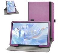MAMA MOUTH for Urao C107 Rotating Case,360 Degree Rotary Stand with Cute Pattern Cover for Urao C107 /Okaysea OC101 10.1" Tablets,Purple