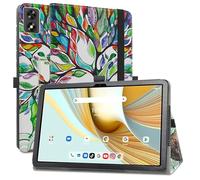 MAMA MOUTH Slim Folio Folding Stand PU Leather Cover for UMIDIGI G3/G2/G1 Tab, foxxd c10, 10.1 Inch Tablet, Love Tree
