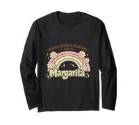 Mama Needs A Vacation and A Margarita Funny Mothers Day Long Sleeve T-Shirt