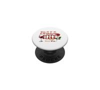 Mama Needs Wine Roses Funny Mom Drinking Design PopSockets Adhesive PopGrip