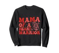 Mama Of A Heart Warrior CHD Awareness Heart Disease Sweatshirt