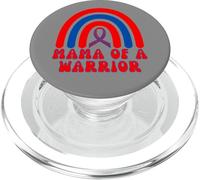 Mama of a Warrior Rainbow Heart Warrior CHD Awareness PopSockets PopGrip for MagSafe