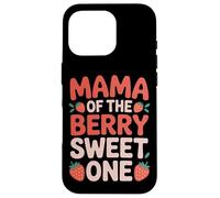 Mama Of The Berry Sweet One Strawberry Parent Child Bond Case for iPhone 16 Pro