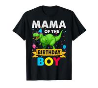 Mama of the Birthday Boy Dinosaur Saurus Family Matching T-Shirt