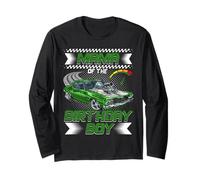 Mama of The Birthday Boy Race Car Party Family Matching Long Sleeve T-Shirt