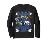 Mama of The Birthday Boy Race Car Party Family Matching Long Sleeve T-Shirt