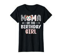 Mama of The Birthday Girl - Cow Lover's Mom's Birthday Party T-Shirt