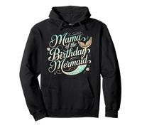 Mama Of The Birthday Mermaid Magic Pullover Hoodie