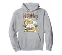 Mama Of The Wild One Safari Jungle 1St Birthday Boy Pullover Hoodie