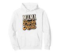 Mama Packs Heat Concealed Carry Gun Mom Armed Packing Pullover Hoodie