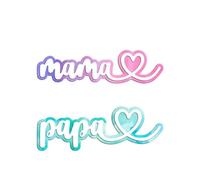 Mama PaPa Die Cuts for Card Making,Metal Cutting Dies Embossing Paper Dies for Scrapbooking DIY Album Card Making Supplies